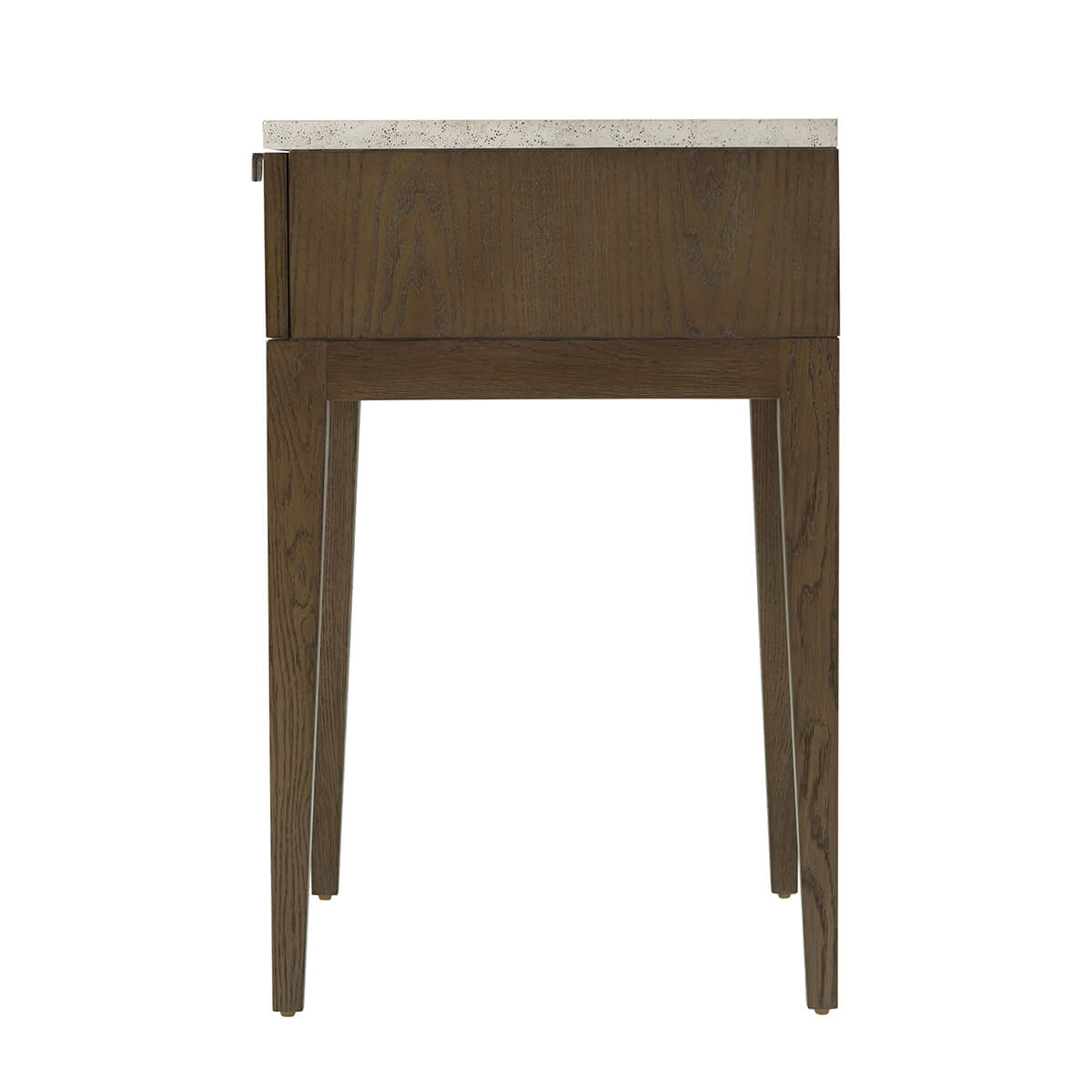 Dark Ash Modern Nightstand - English Georgian America