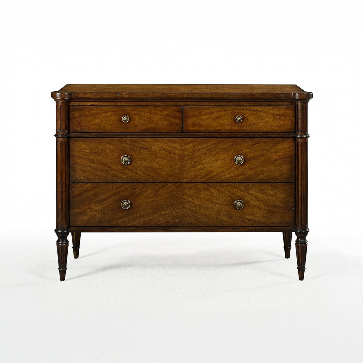 Dark French Louis XVI Commode - English Georgian America