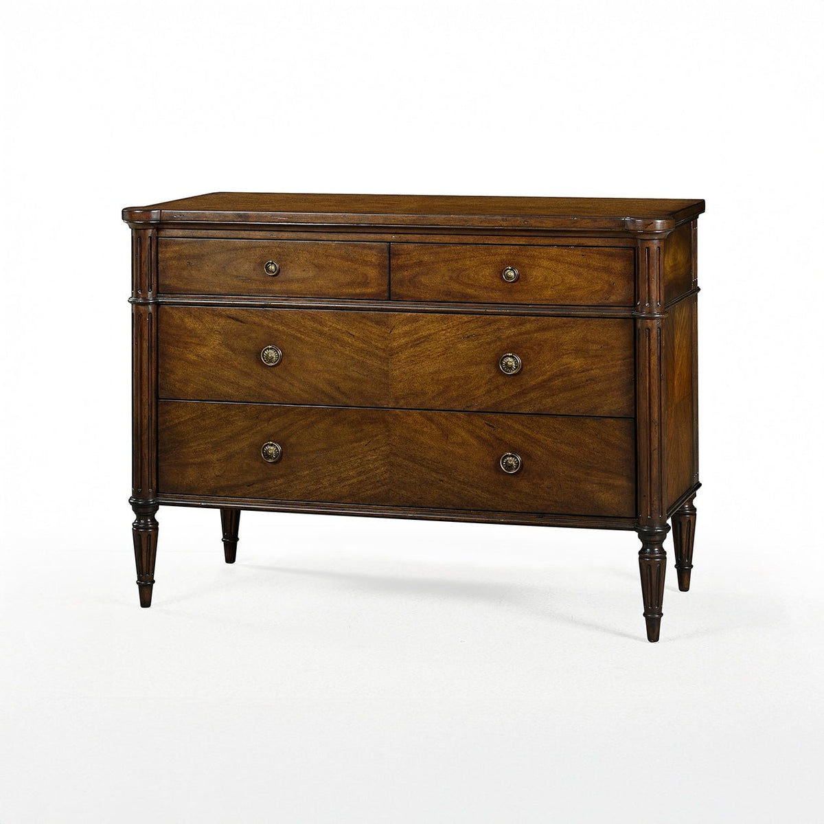 Dark French Louis XVI Commode - English Georgian America