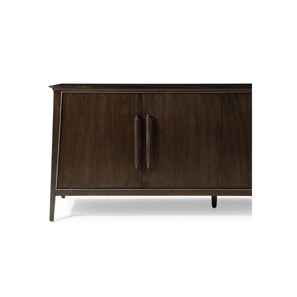 Dark Mid Century Credenza - English Georgian America