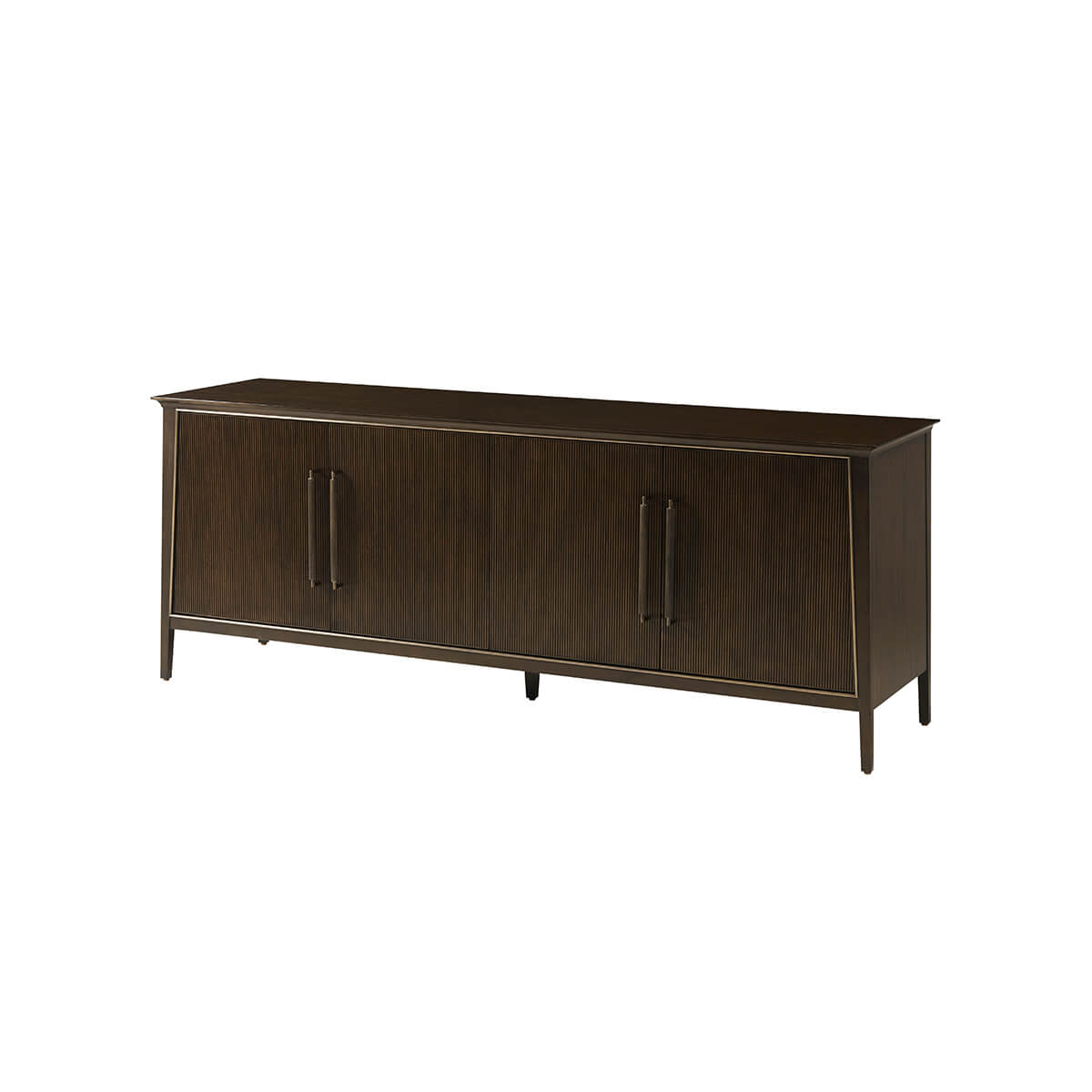 Dark Mid Century Credenza - English Georgian America