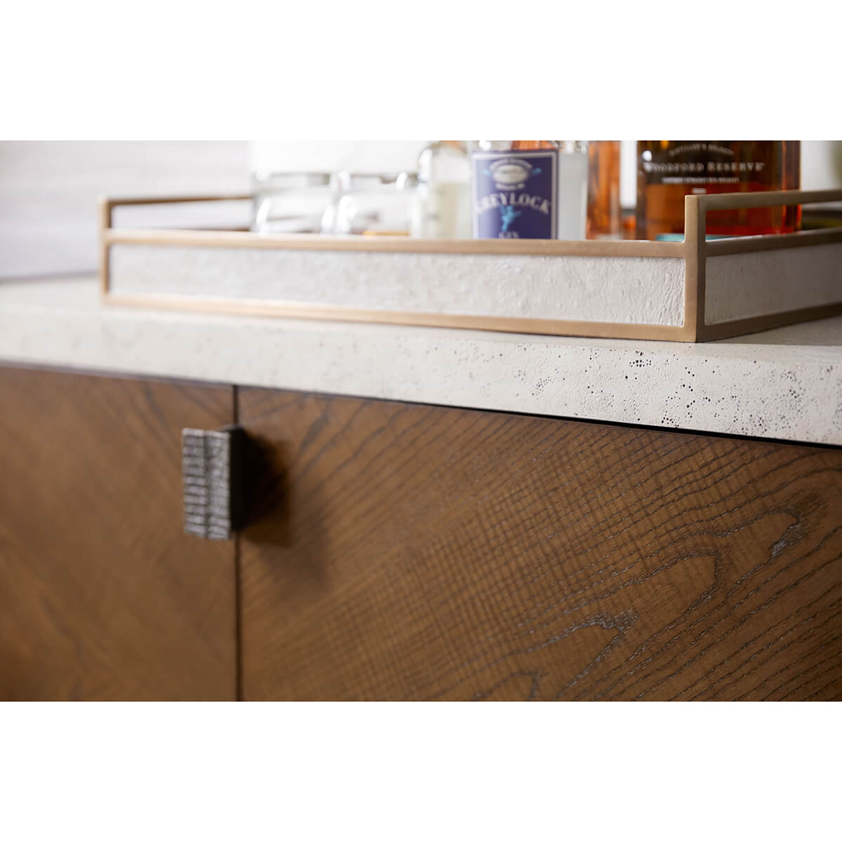 Dark Modern Storage Console - English Georgian America