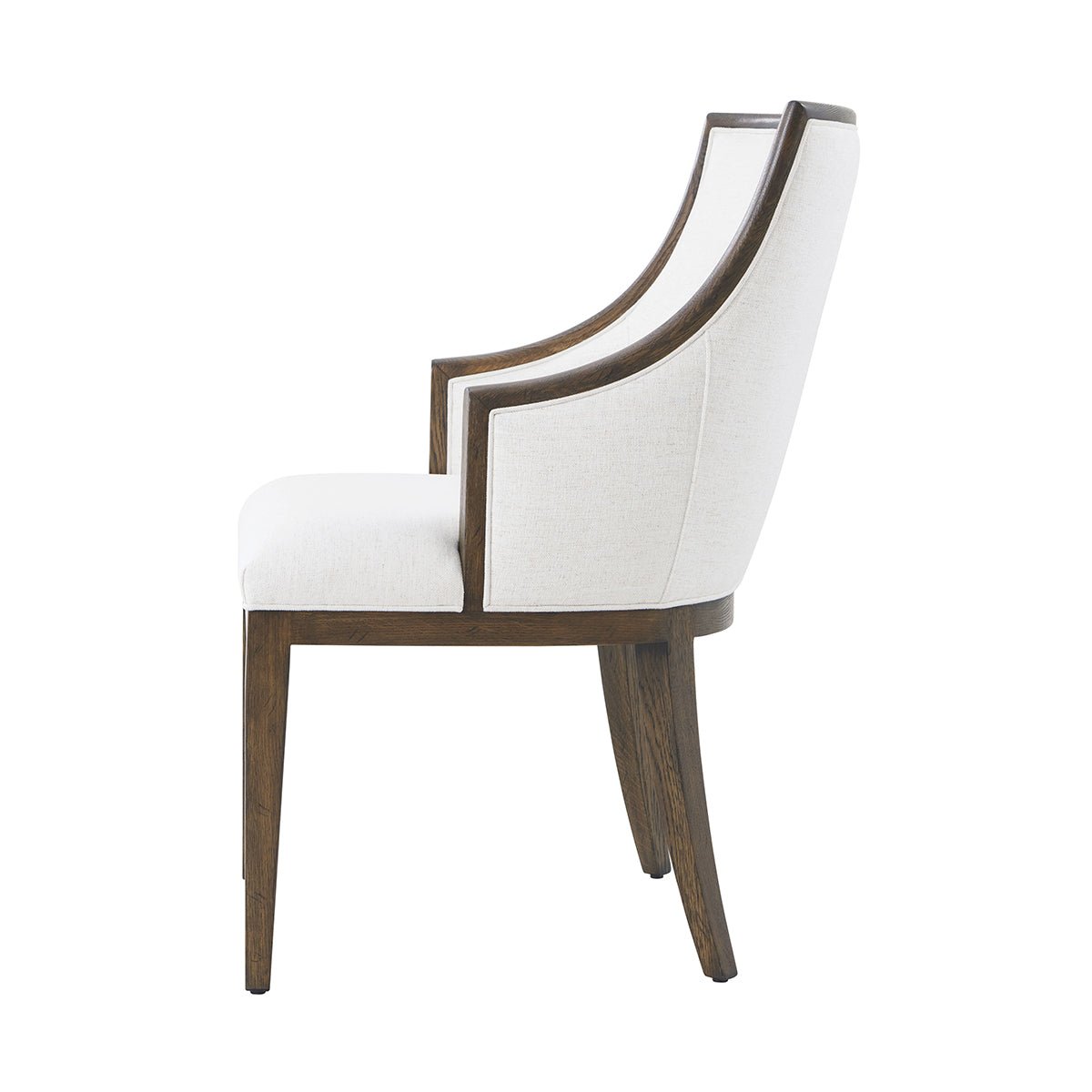 Dark Oak Classic Dining Armchair - English Georgian America