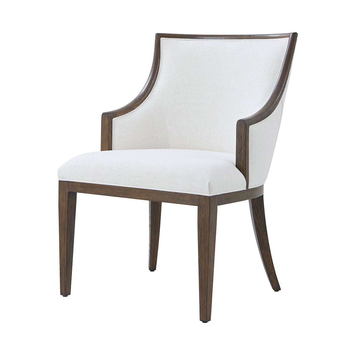 Dark Oak Classic Dining Armchair - English Georgian America