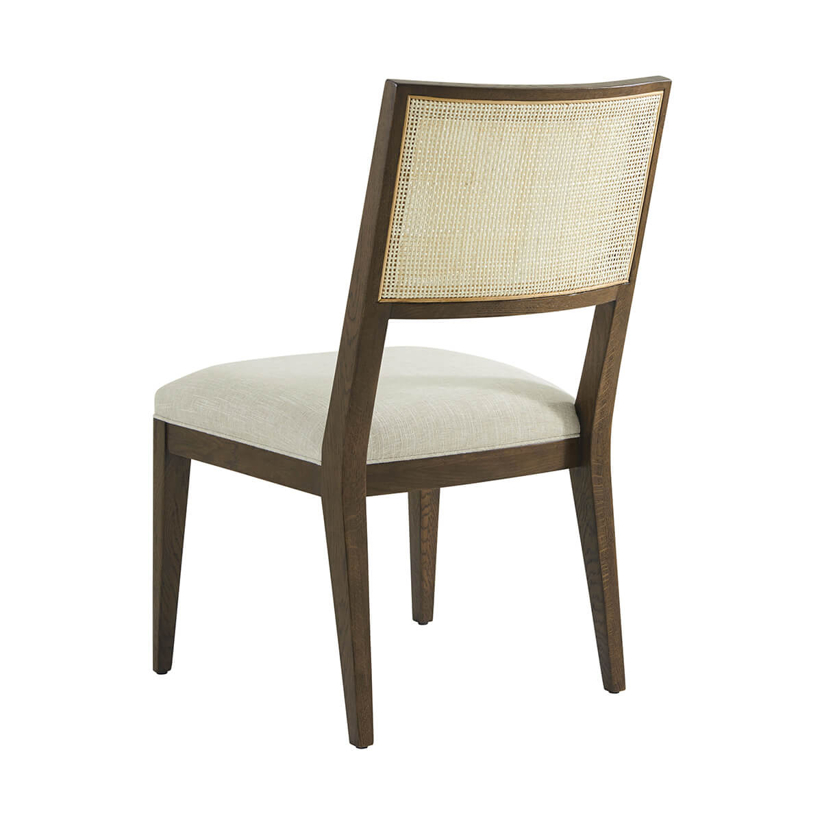 Dark Oak Coastal Dining Side Chair - English Georgian America