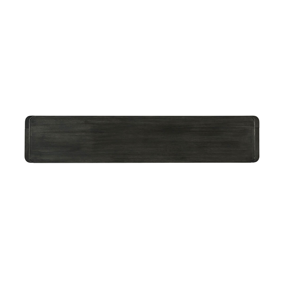 Dark Oak Long Modern Media Console - English Georgian America