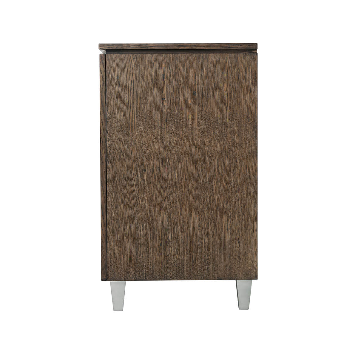 Dark Oak Modern Side Cabinet - English Georgian America