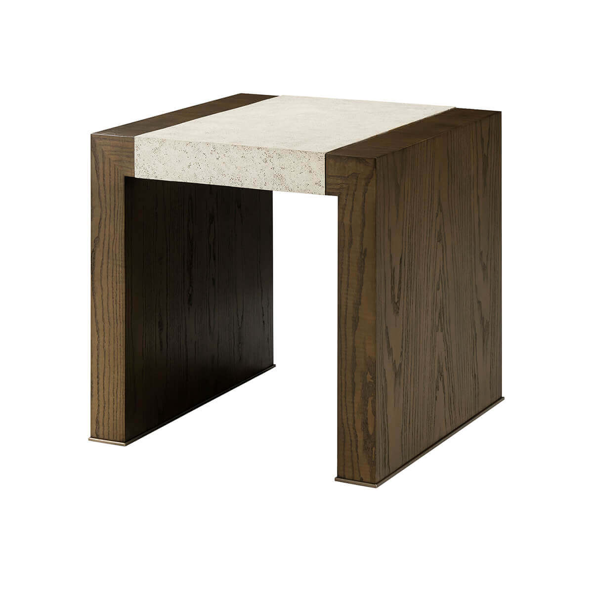Dark Parson Style End Table - English Georgian America