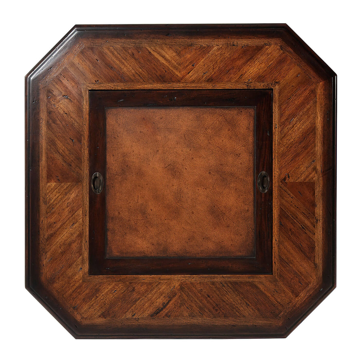 Dark Rustic Game Table - English Georgian America