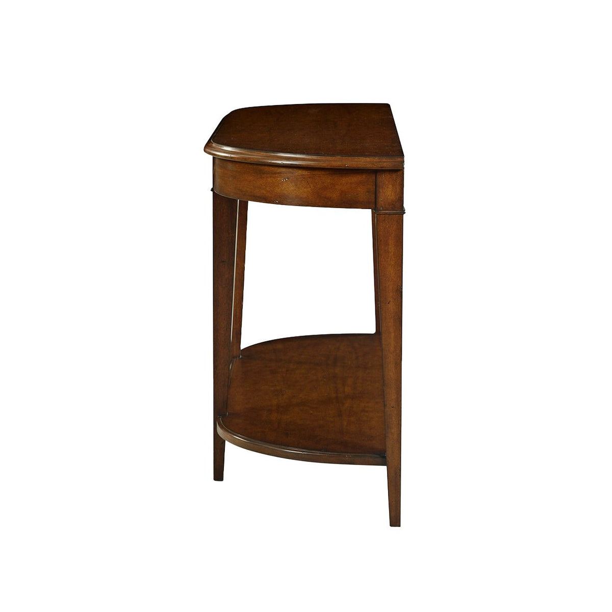 Dark Wood Traditional Console Table - English Georgian America