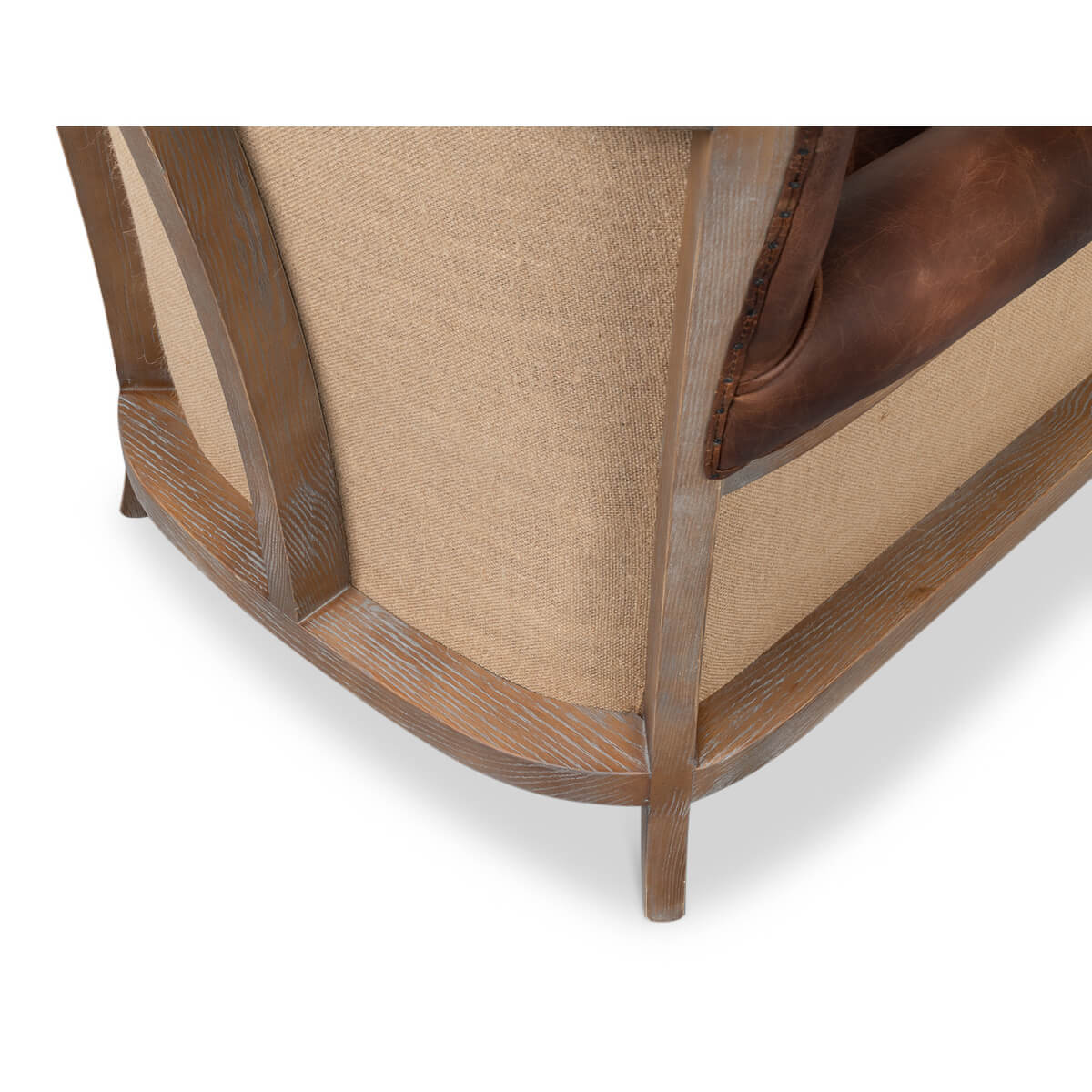 Deconstructed Classic Club Chair - English Georgian America