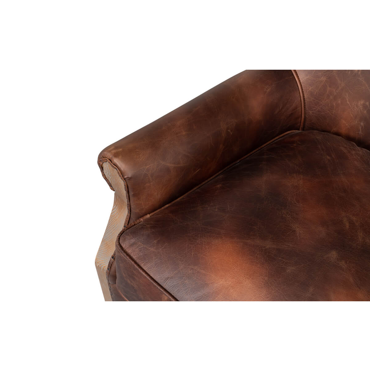 Deconstructed Classic Club Chair - English Georgian America