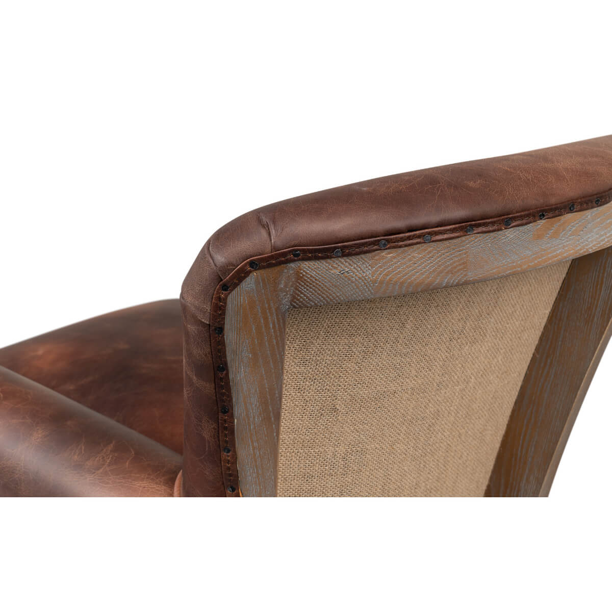 Deconstructed Classic Club Chair - English Georgian America