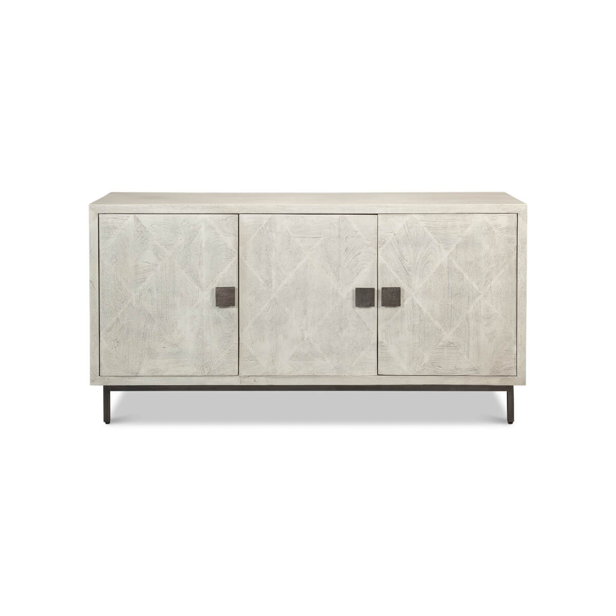 Diamond Inlay Modern Credenza - English Georgian America