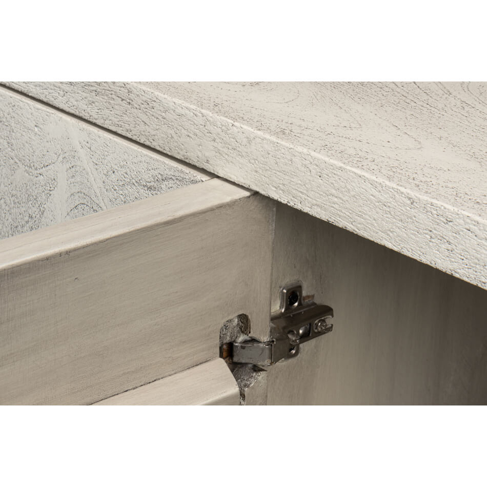 Diamond Inlay Modern Credenza - English Georgian America