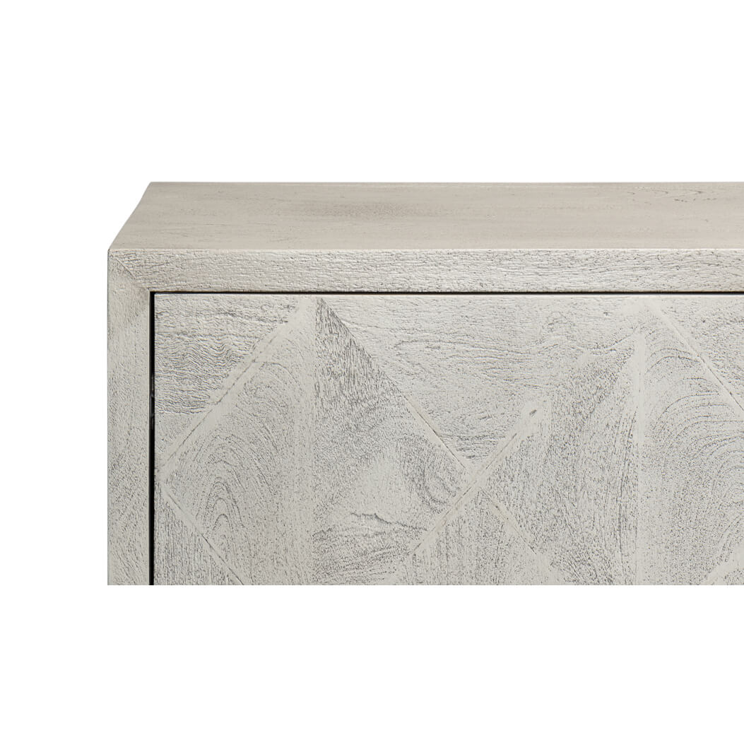 Diamond Inlay Modern Credenza - English Georgian America
