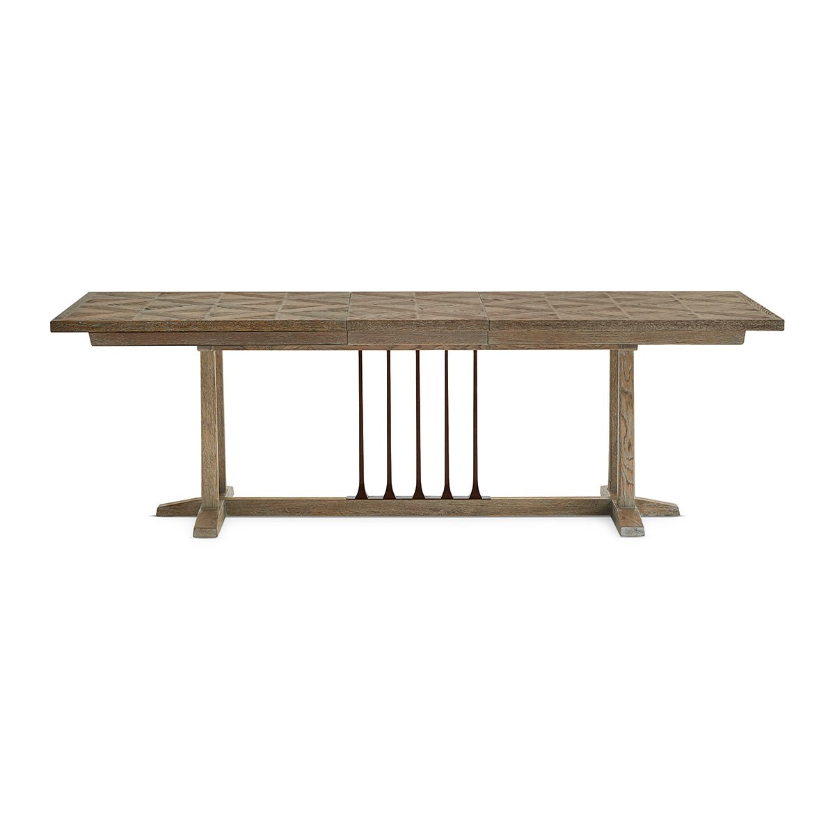 Diamond Parquetry Extension Dining Table - English Georgian America