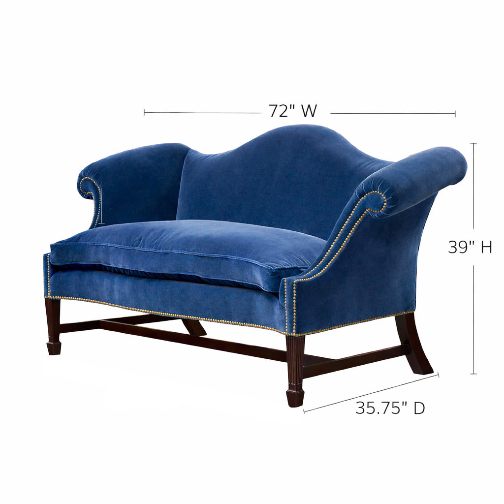 Philadelphia Camelback Sofa - 72