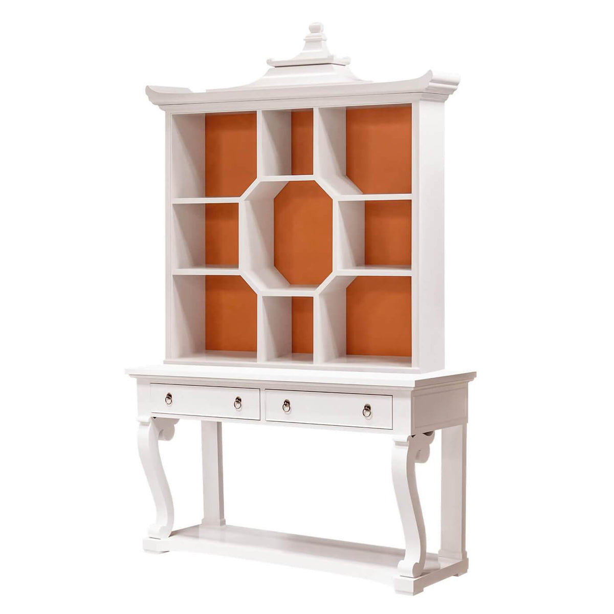 Draper Chinoiserie Bookcase - English Georgian America