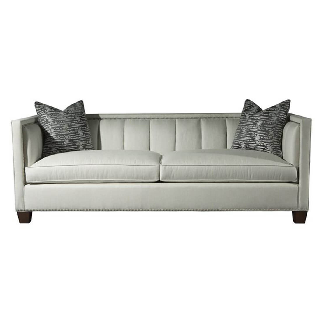 Elie Rectangular Channelled Sofa - English Georgian America