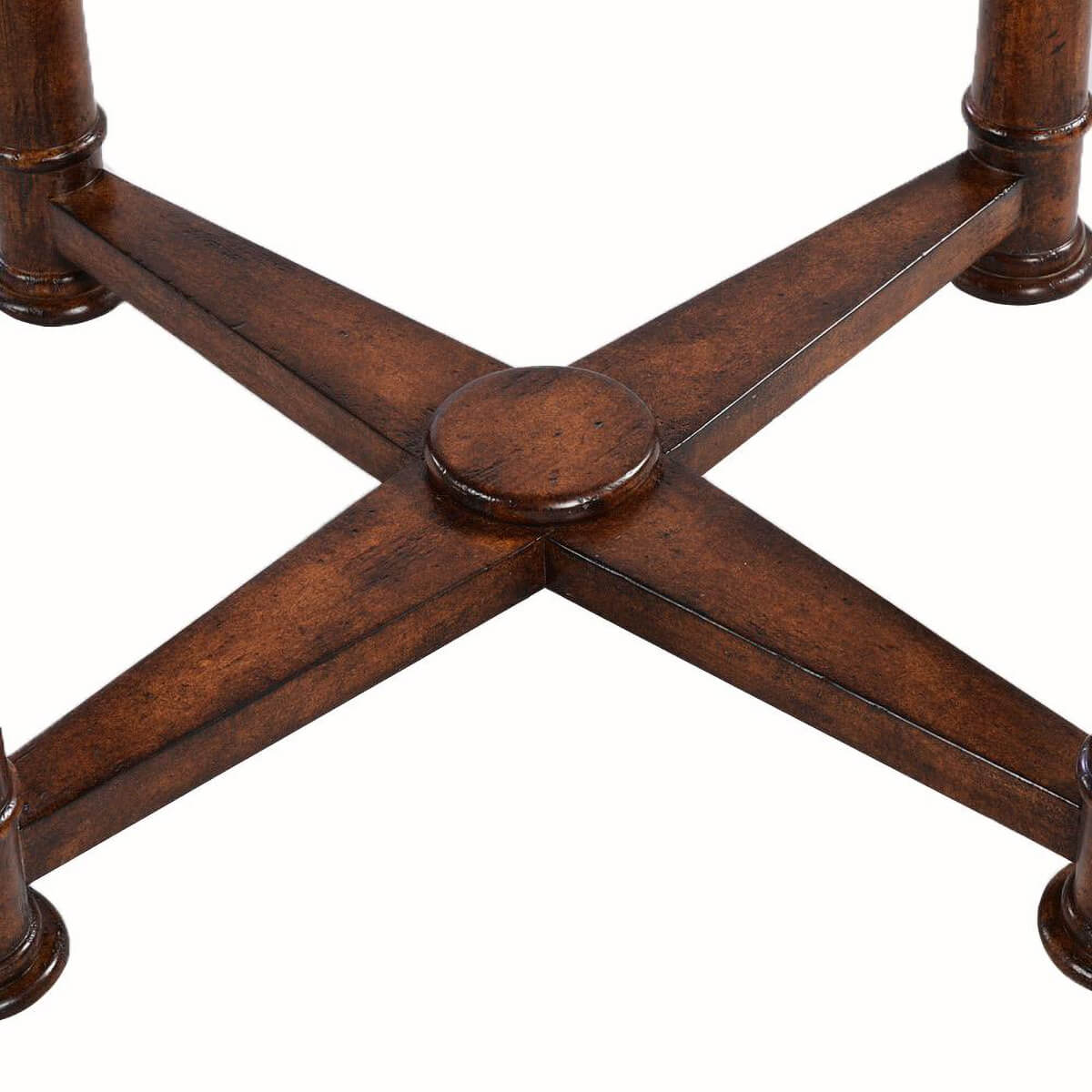 Empire Style Round Side Table - Country Finish - English Georgian America