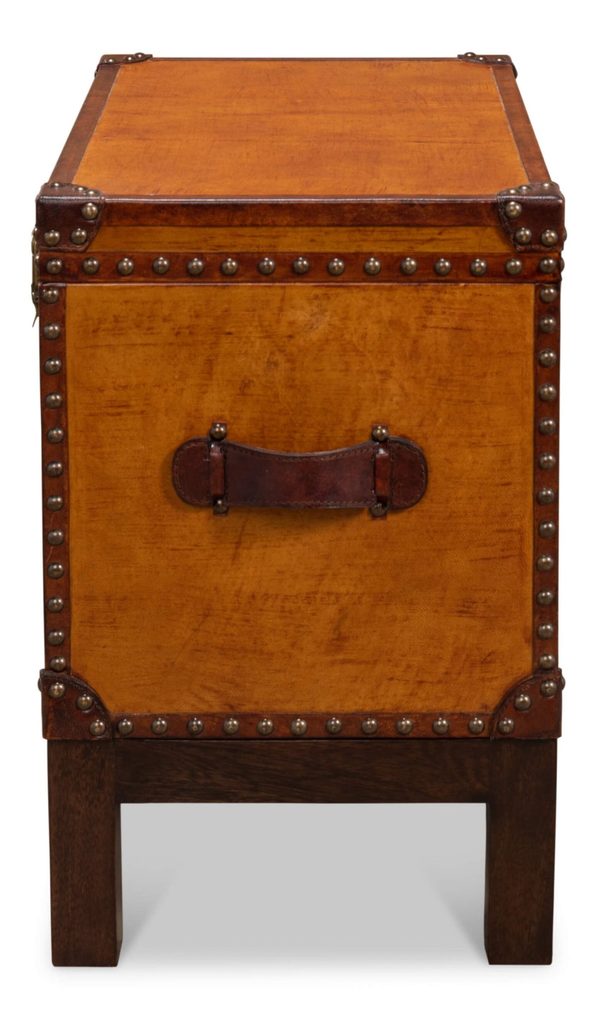 English Campaign Decorative Box on Stand - English Georgian America