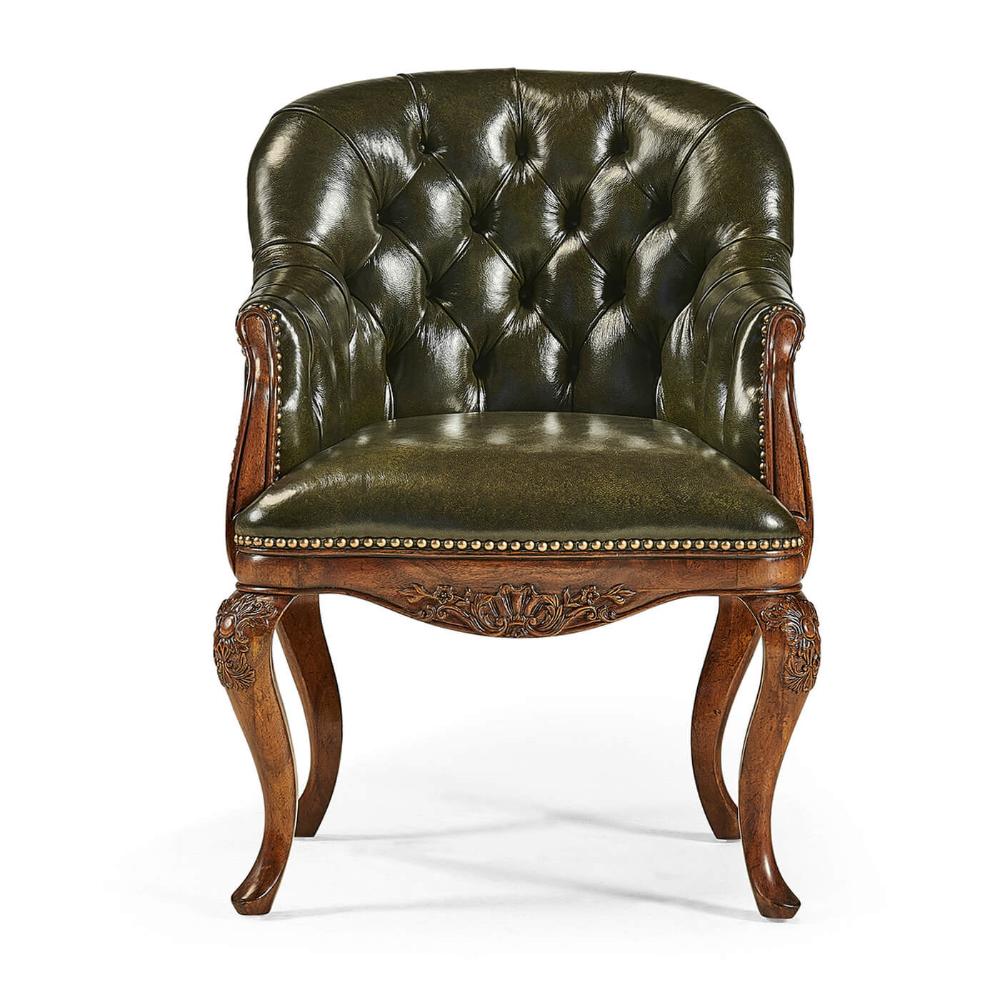 English Chippendale Style Library Armchair - English Georgian America