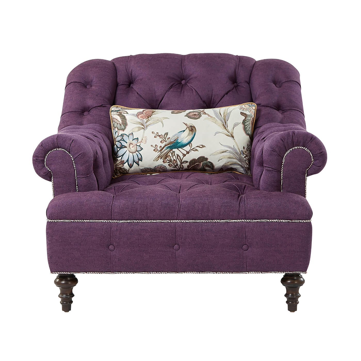 English Classic Tufted Club Chair - English Georgian America