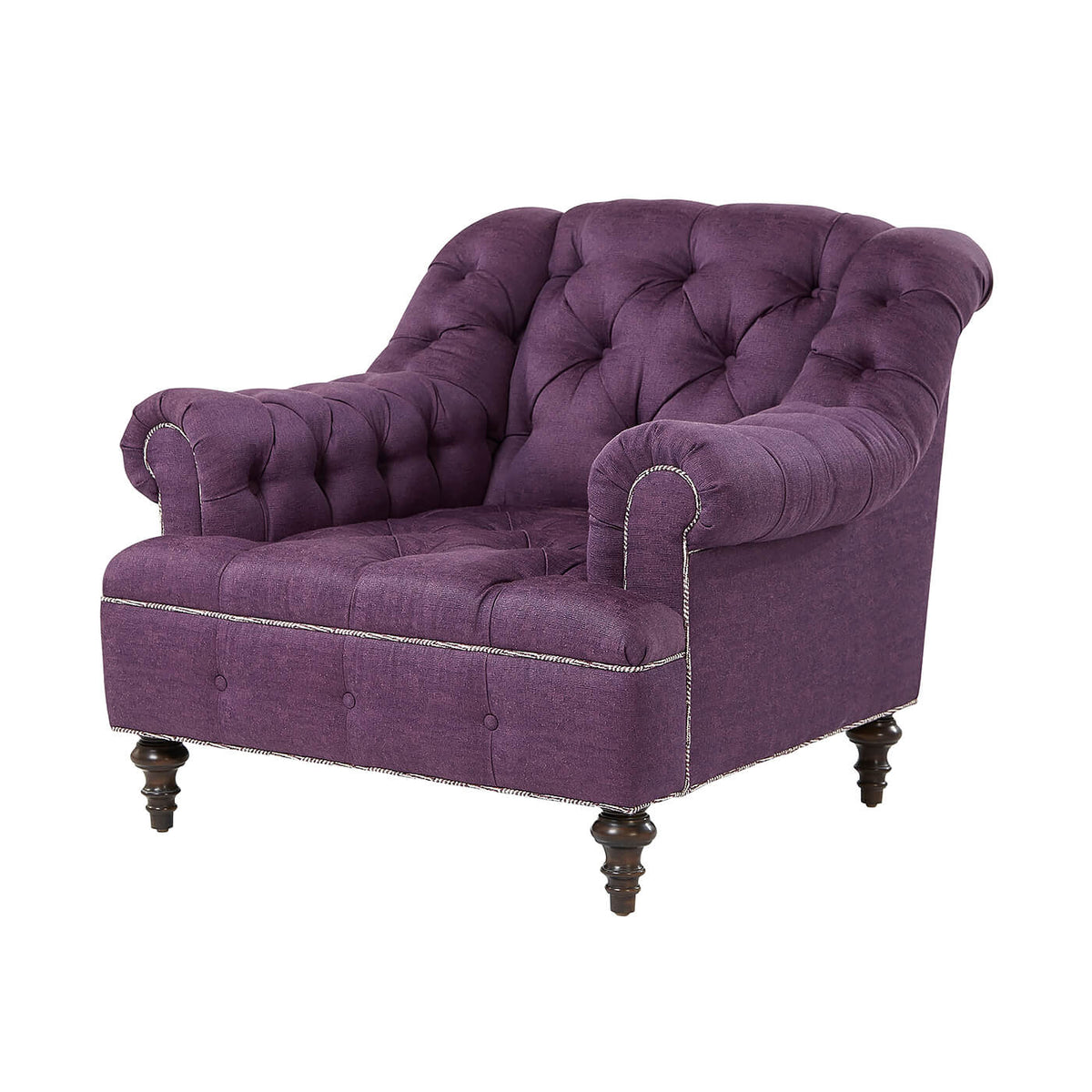 English Classic Tufted Club Chair - English Georgian America