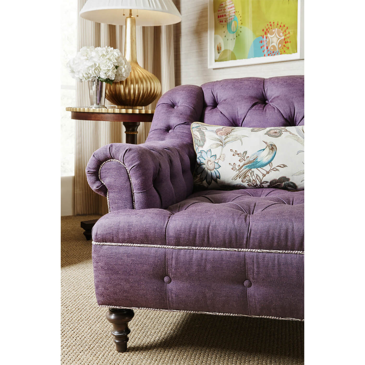 English Classic Tufted Club Chair - English Georgian America