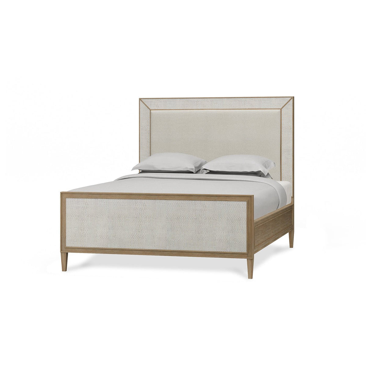 English Coastal Modern Queen Bed - English Georgian America