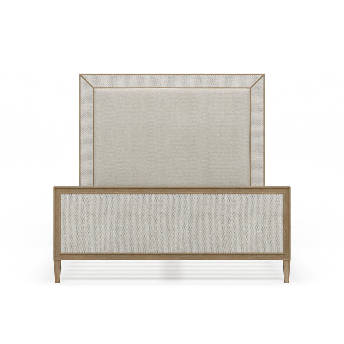 English Coastal Modern Queen Bed - English Georgian America