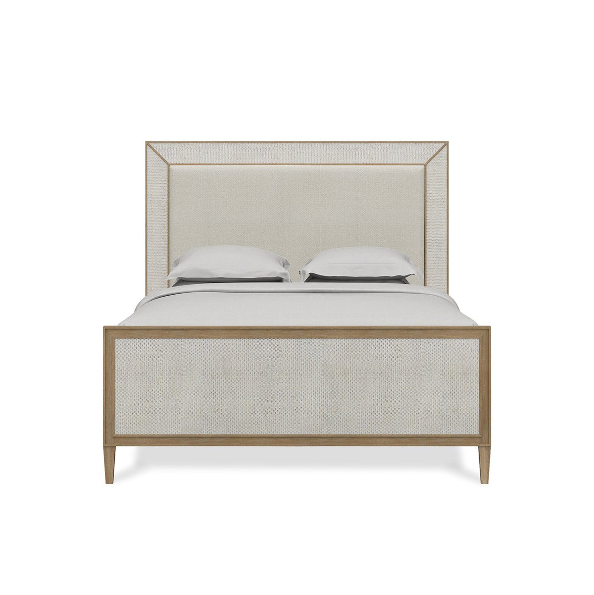 English Coastal Modern Queen Bed - English Georgian America