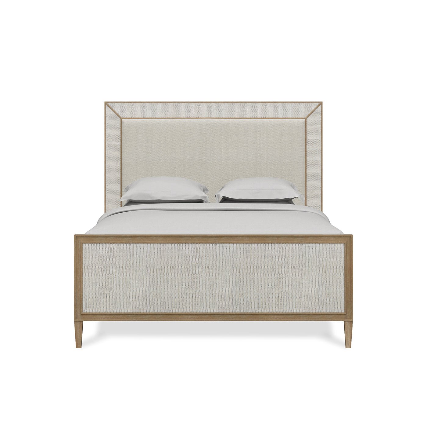 English Coastal Modern Queen Bed - English Georgian America