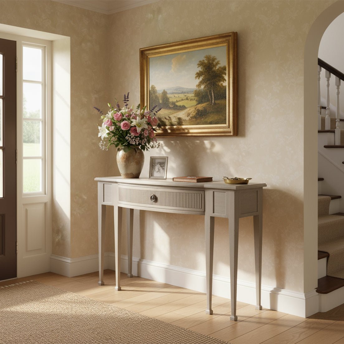 English Country Painted Console Table - English Georgian America