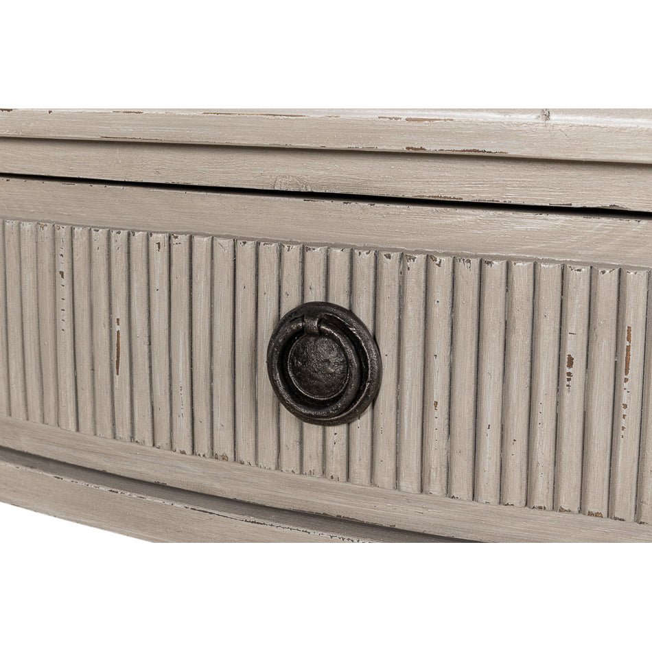 English Country Painted Console Table - English Georgian America