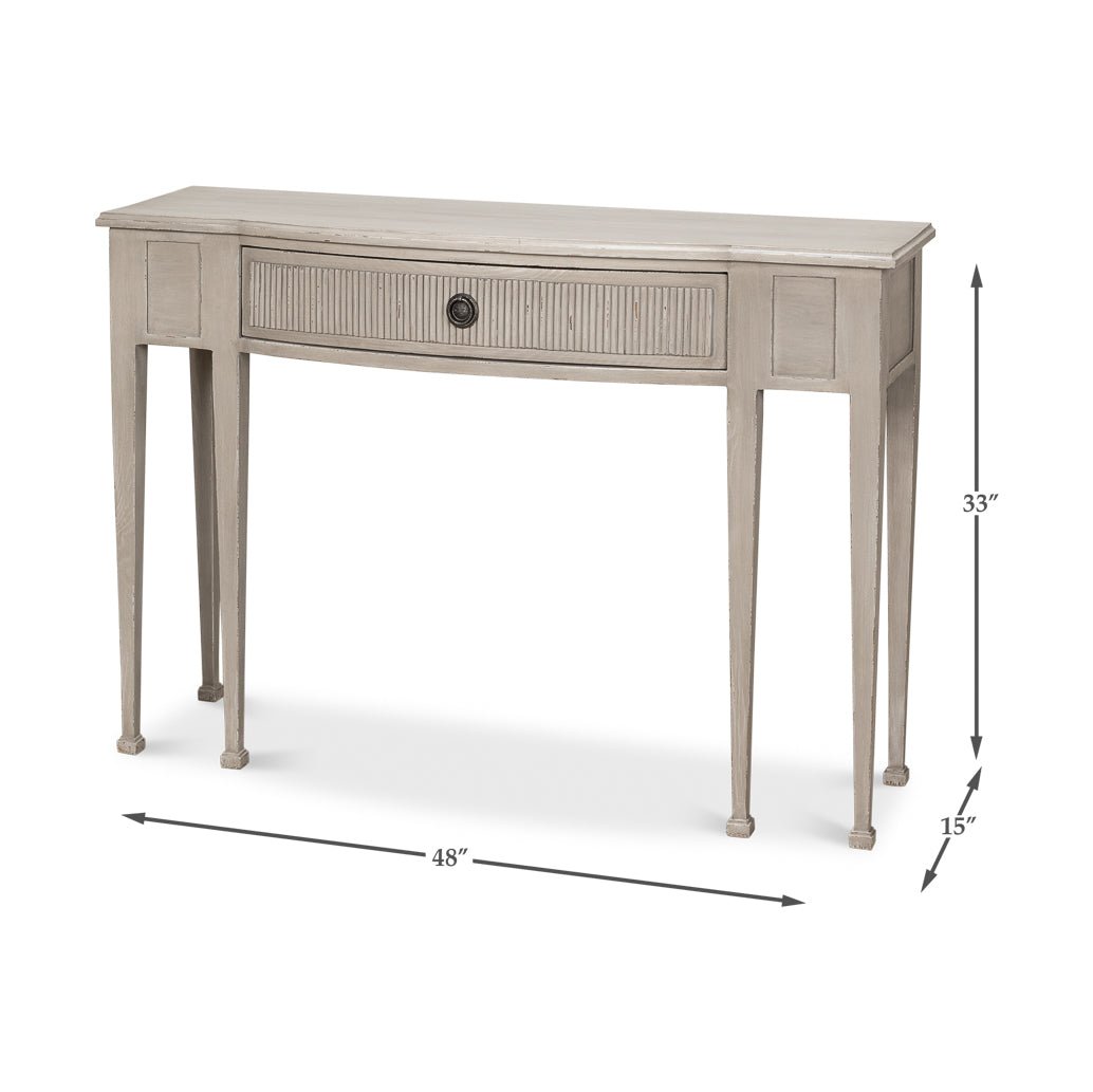 English Country Painted Console Table - English Georgian America