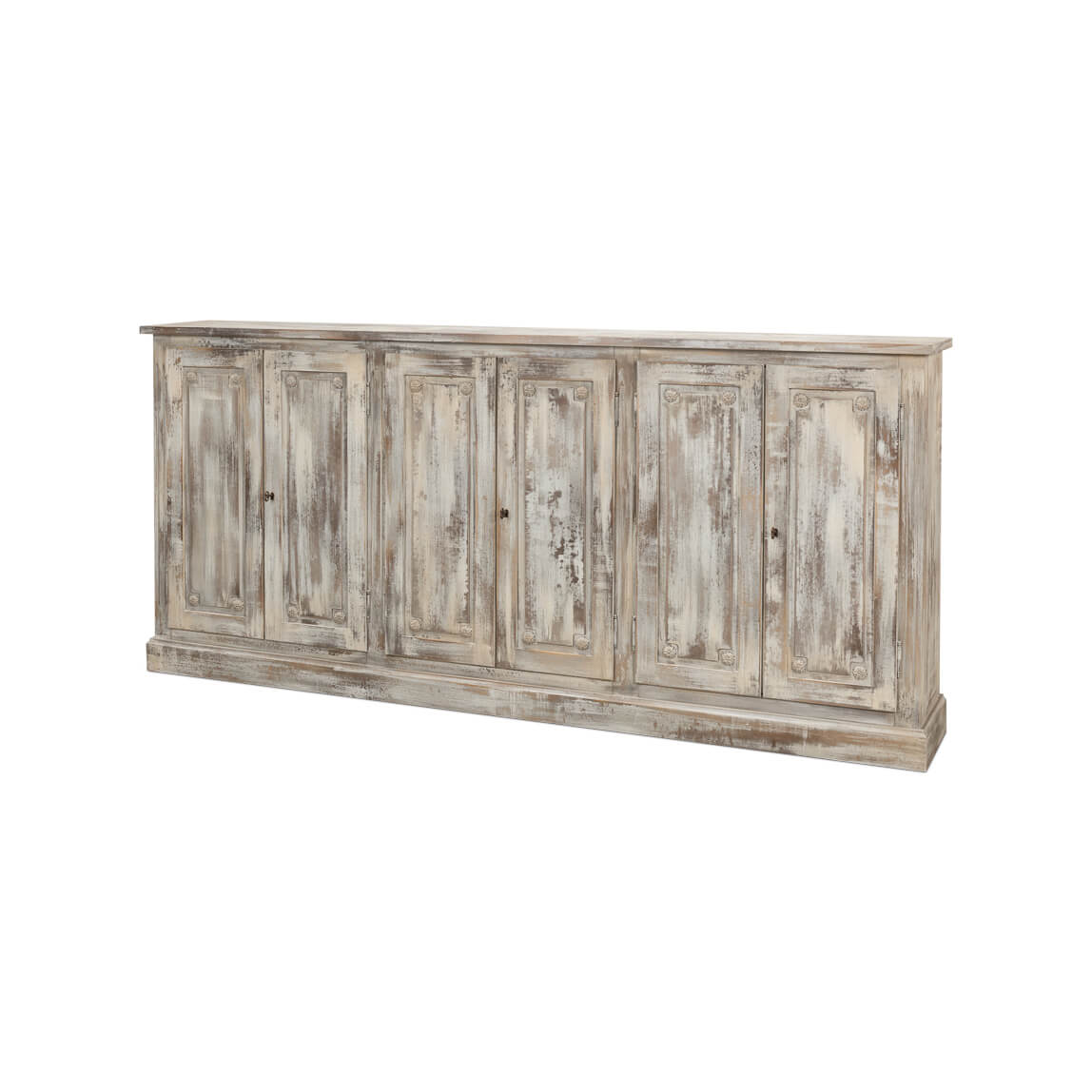 English Country Painted Sideboard - English Georgian America