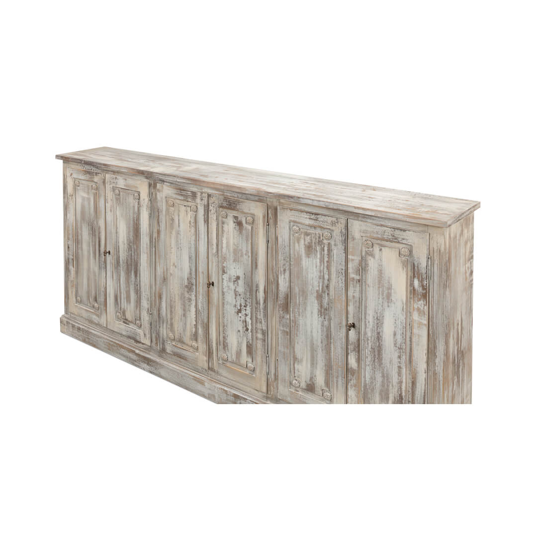 English Country Painted Sideboard - English Georgian America