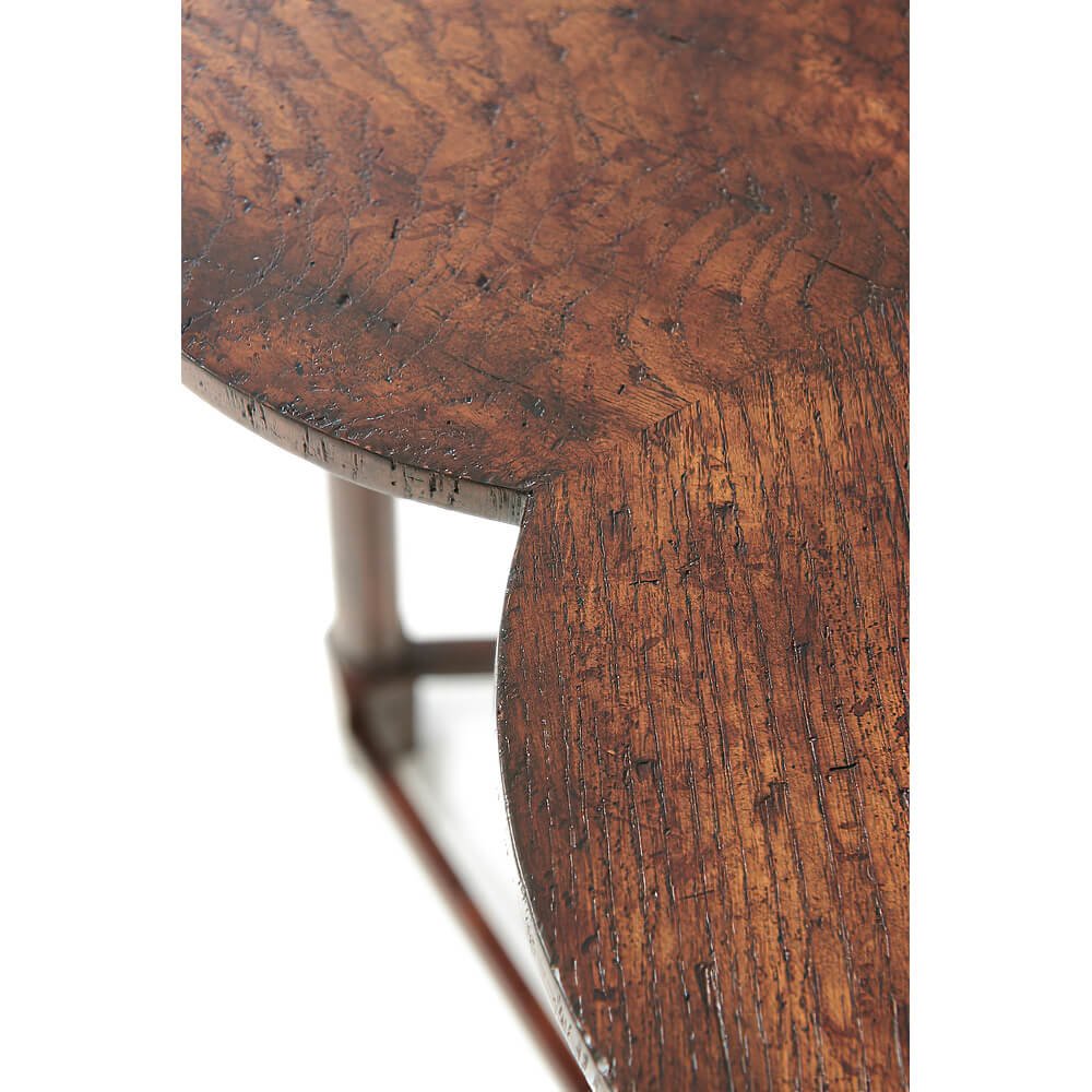 English Cricket Clover Side Table - English Georgian America