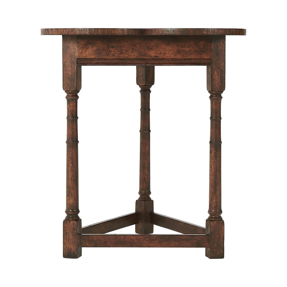 English Cricket Clover Side Table - English Georgian America