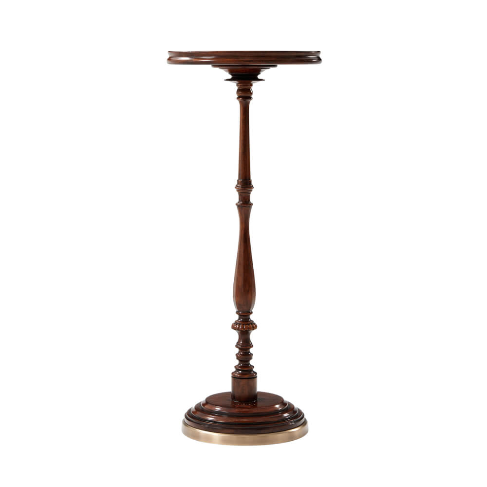 English Georgian Mahogany Candle Stand - English Georgian America