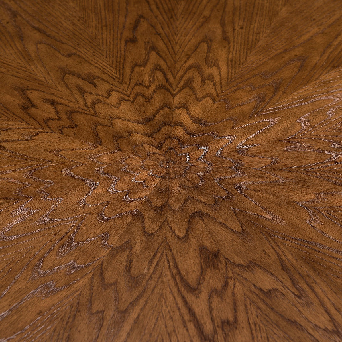 English Georgian Round Oak Pedestal Dining Table - English Georgian America