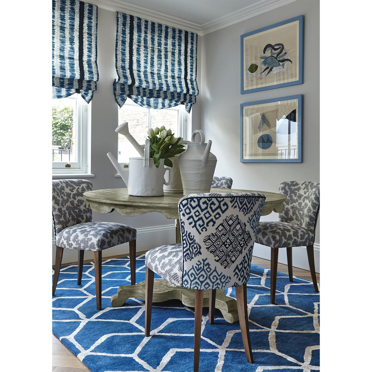 English Grayed Oak Breakfast Table - English Georgian America