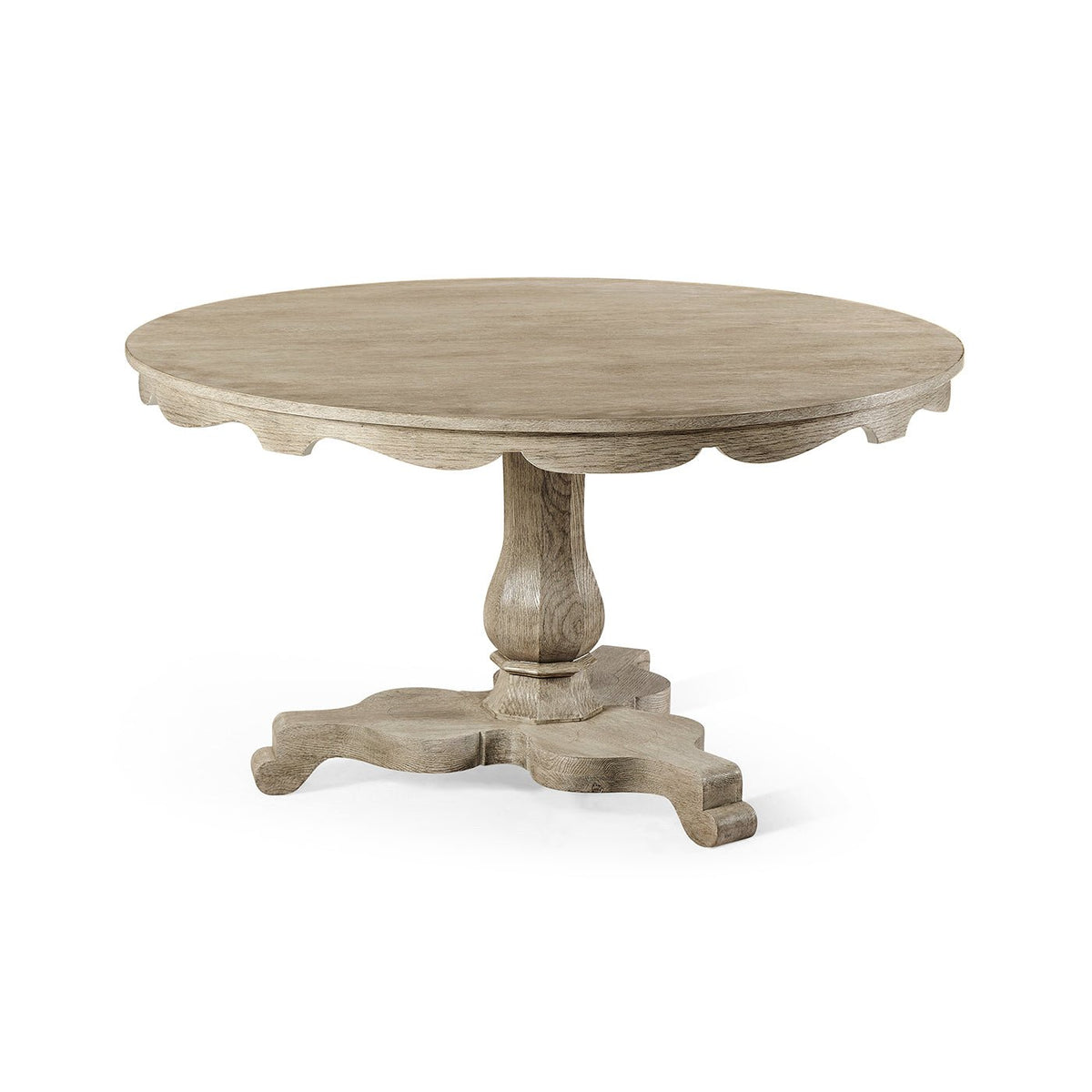 English Grayed Oak Breakfast Table - English Georgian America