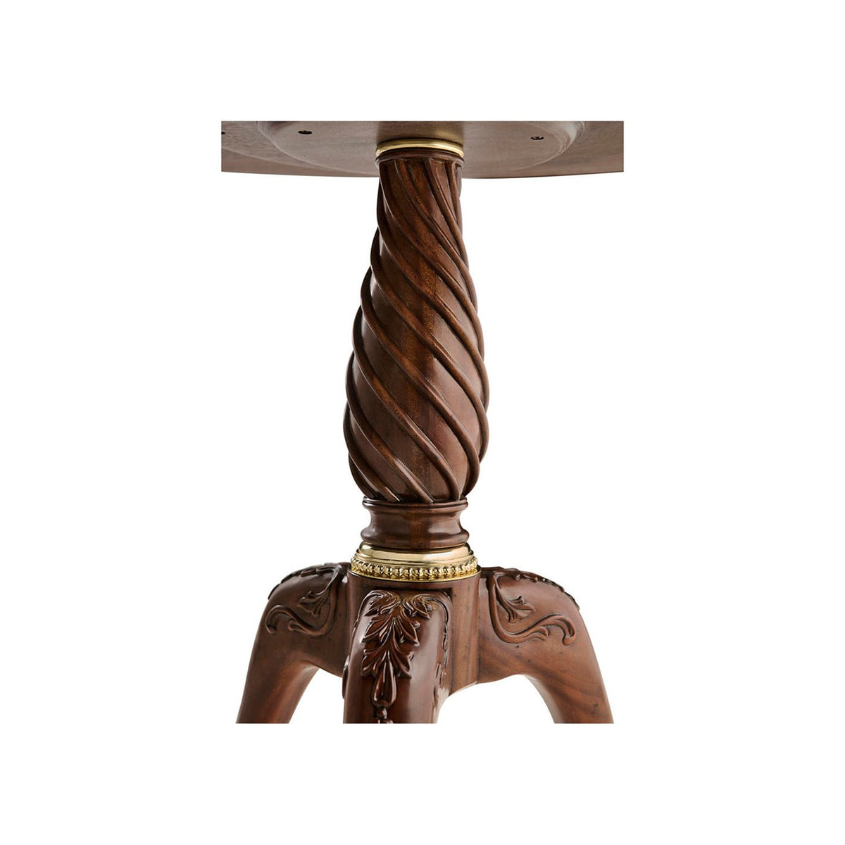 English Mahogany Oval Side Table - English Georgian America