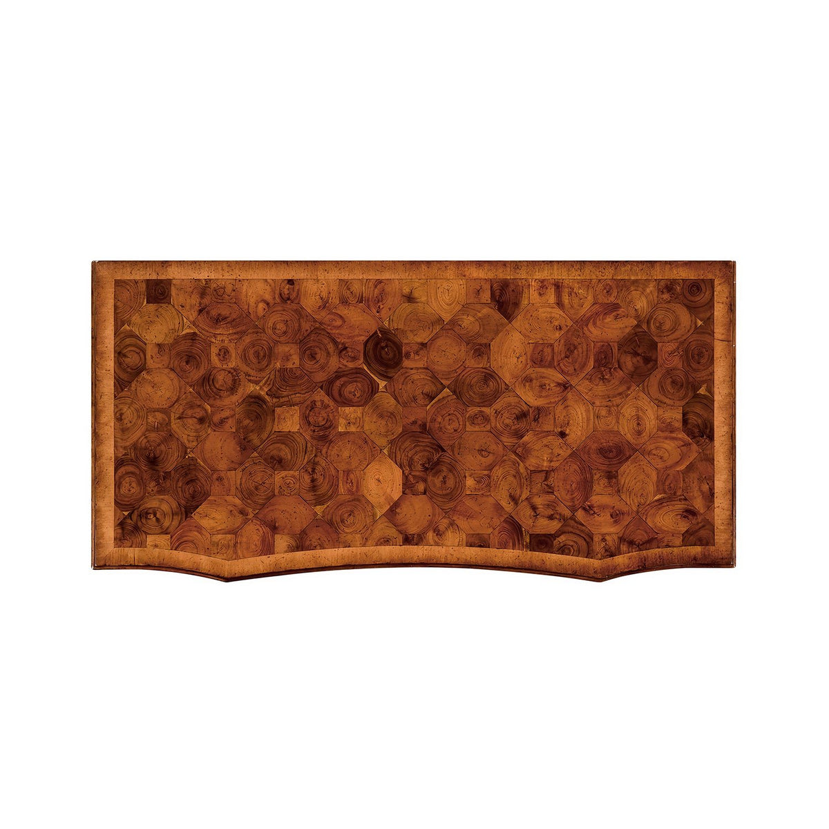 English Oyster Veneer Chest of Drawers – William and Mary Style - English Georgian America