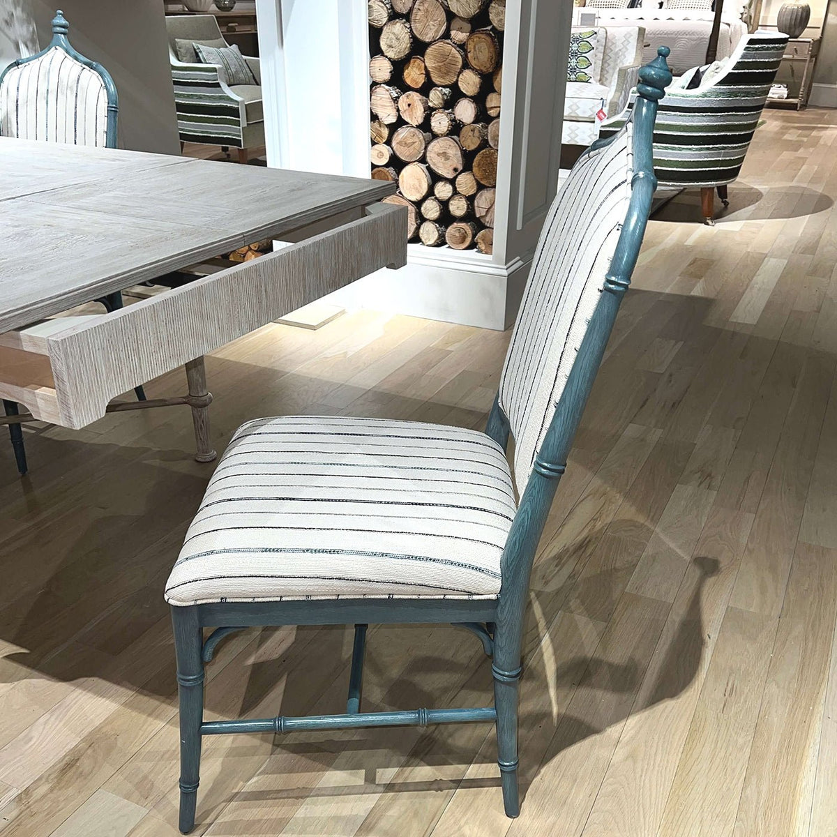 English Painted Oak Luxury Dining Chair - English Georgian America