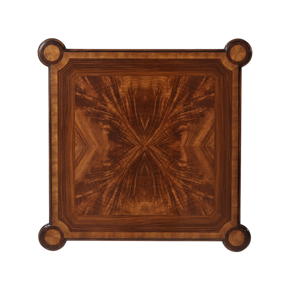 English Reeded Leg End Table - English Georgian America