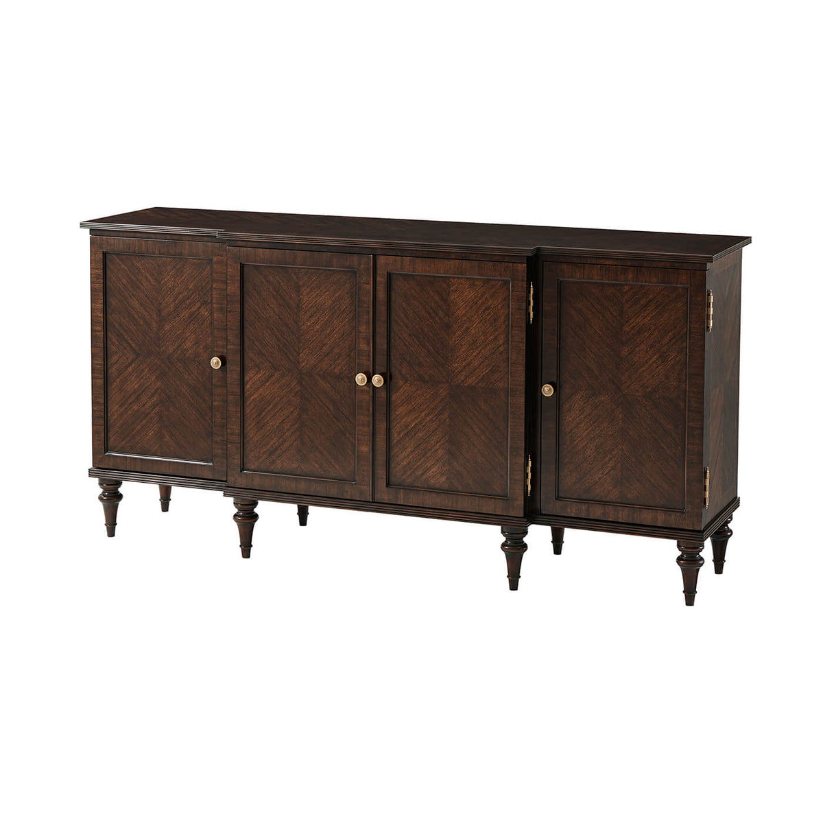 English Regency Breakfront Credenza - English Georgian America